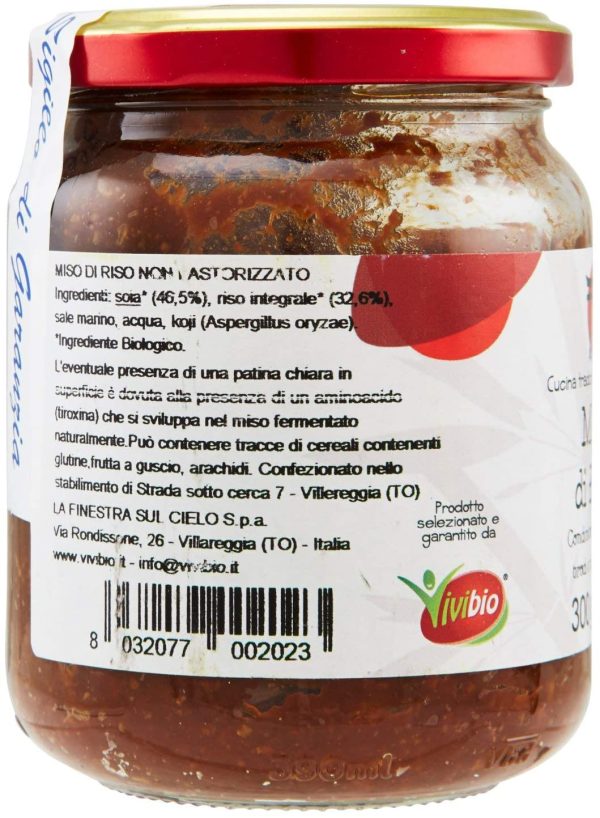 Vivibio Miso di Riso Condimento a Base di Soia Bio - 300 g - immagine 2