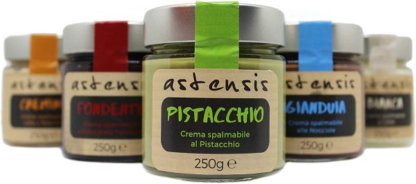 ASTENSIS Crema Spalmabile Gusto Pistacchio Artigianale - 250gr - Adatta Per Dolci, Colazioni e Prodotti di Pasticceria - Pistacchio 250gr, Nuova - immagine 6