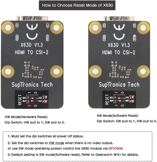 Raspberry Pi Hdmi a CSI-2 Modulo X630 con chip TC358743, supporta fino a 1080p/25Fps per Raspberry Pi 4/3B +/3B/3A+/Pi Zero (W)/Pi Zero 2 W - immagine 2