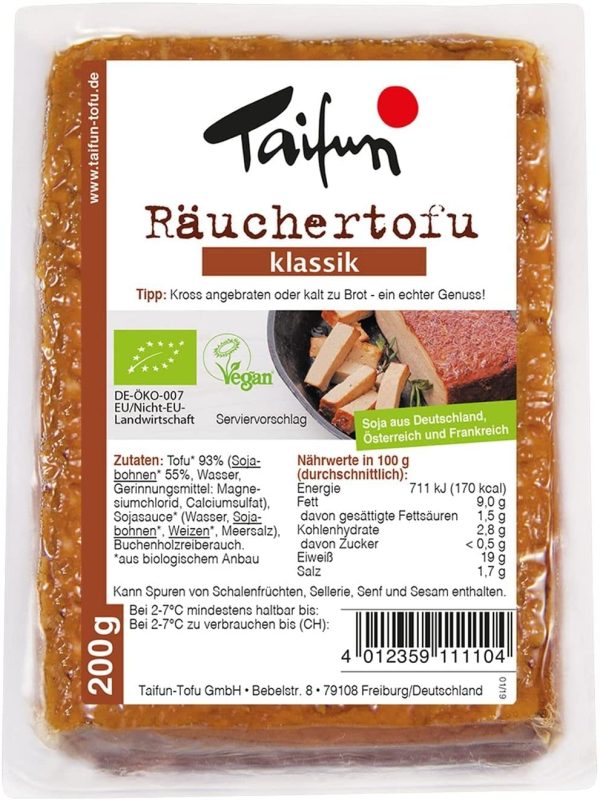 Taifun R?uchertofu klassik (Tofu affumicato) 200g x 6 (1200g)