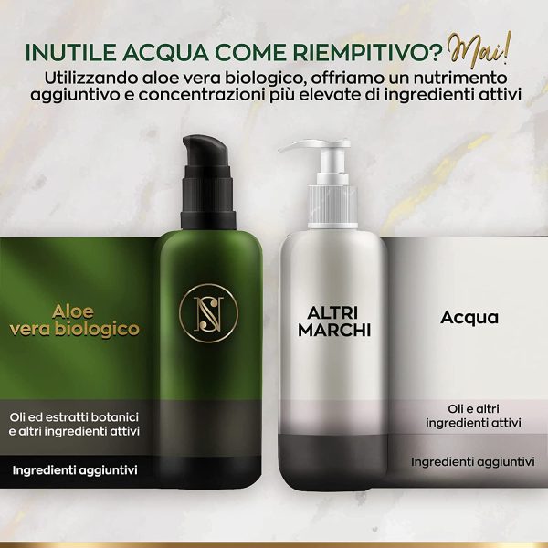 Crema Viso Antirughe BIO Acido Ialuronico Puro - 2 VOLTE PI?? GRANDE (100ml) - Illuminante Viso Vegano - Crema Idratante Notte - Contorno Occhi con Aloe Vera - Made in Germany - immagine 7