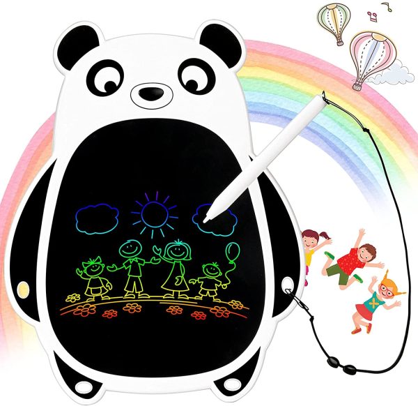 Tavoletta Grafica Bambini LCD 8,5 Pollici Lavagnetta Cancellabile Bambini Lavagnetta LCD Lavagna Bambini Lavagna Magnetica per Bambini Tavoletta da Scrittura LCD 3 4 5 6 7 8 Anni (Panda Bianco) - immagine 7