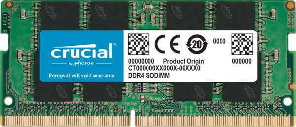 RAM CT8G4SFRA266 8GB DDR4 2666MHz CL19 Memoria Laptop, Multicolore