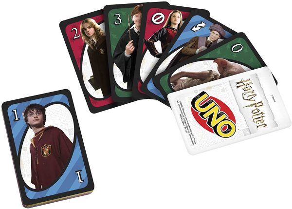 Mattel Games - UNO Versione Harry Potter, Gioco di Carte per Famiglie e Bambini 7+ Anni, FNC42 - immagine 6