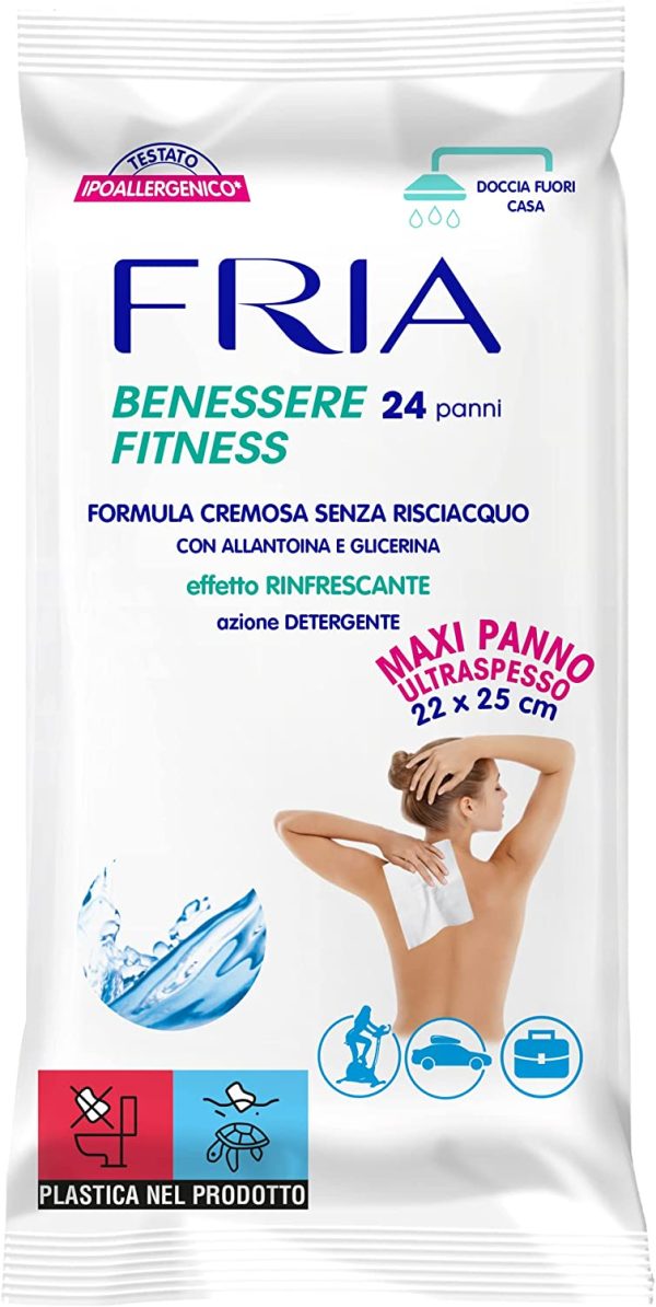 Fria Salviette per il Benessere del Corpo 24-Pezzi