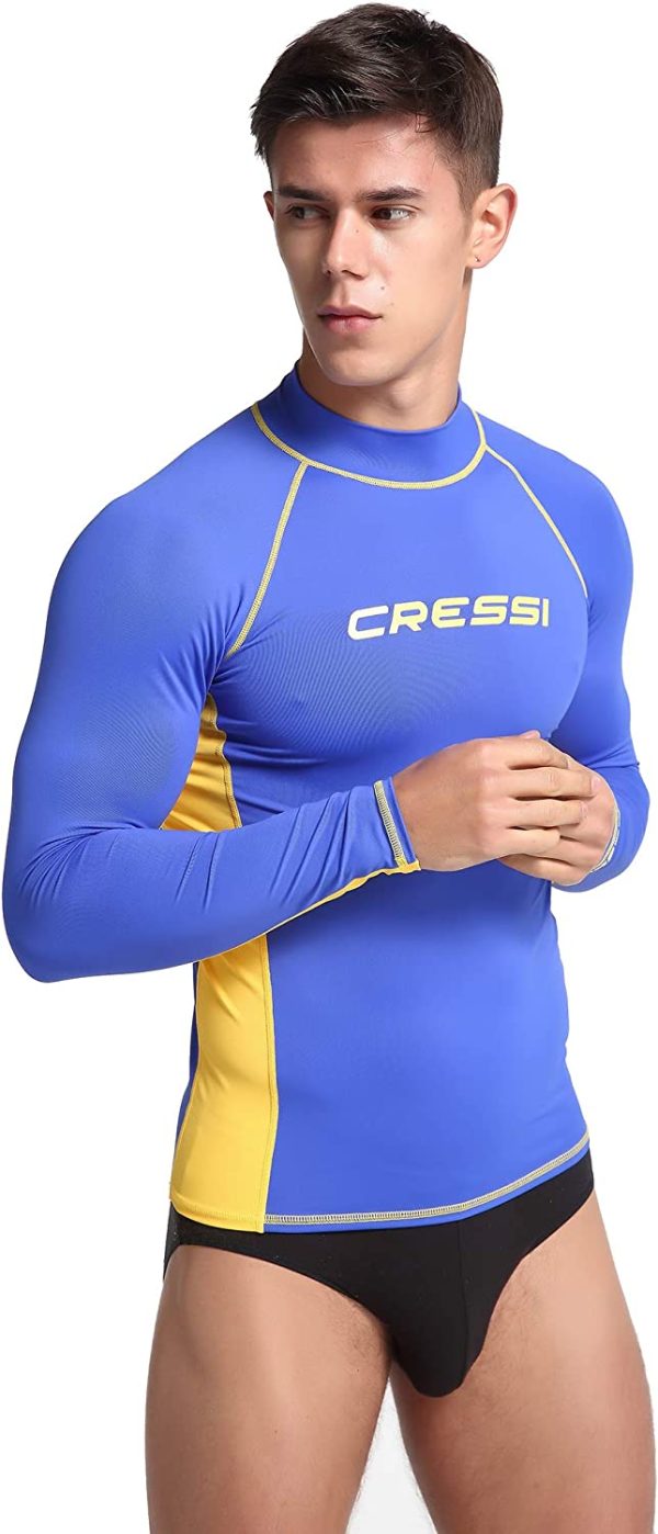 Cressi Rash Guard Man Long SL, Maglia Elastica Protettiva Maniche Lunghe Uomo - immagine 5