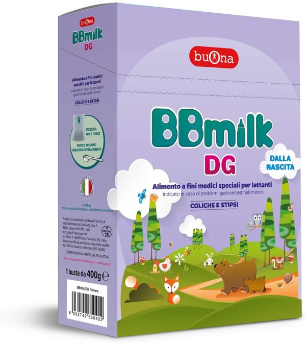 BBmilk DG - Nuova formula, ancora pi?? ricco - Latte in Polvere - Coliche e Stipsi - 400g - immagine 2