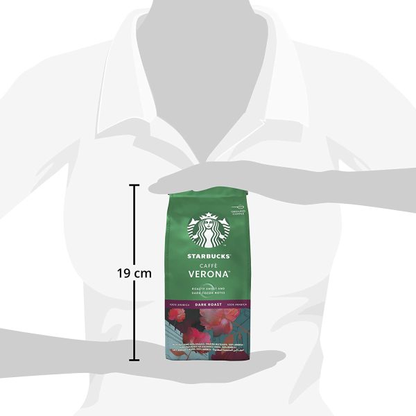 Starbucks Caff?? Verona Caff?? Macinato Dalla Tostatura Forte 6 Sacchetti da 200 g - immagine 3