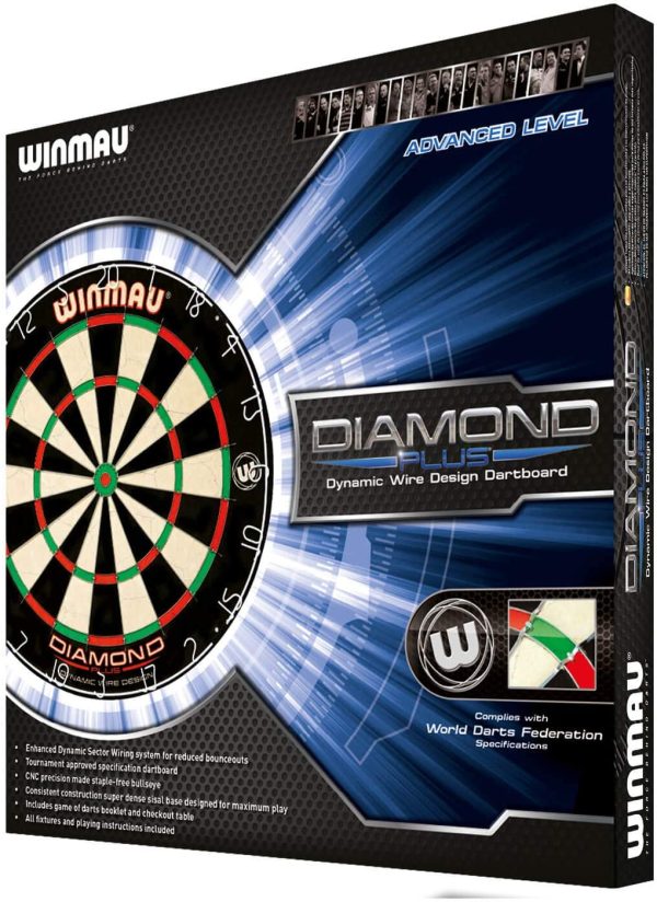 WINMAU Bersaglio per Freccette in setola Professionale Diamond Plus - immagine 4