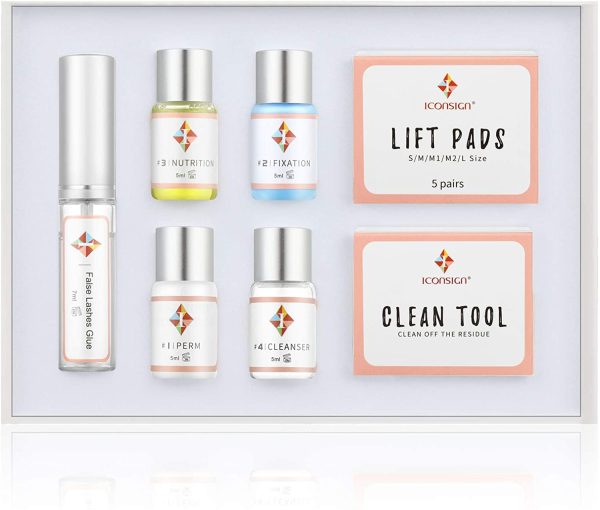 Kit Laminazione Ciglia,Kit Permanente per Ciglia,Ciglia Lifting Set,Lash Lift Kit,Kit per l'estensione delle Ciglia Professionale,Ideale per Salone - immagine 4