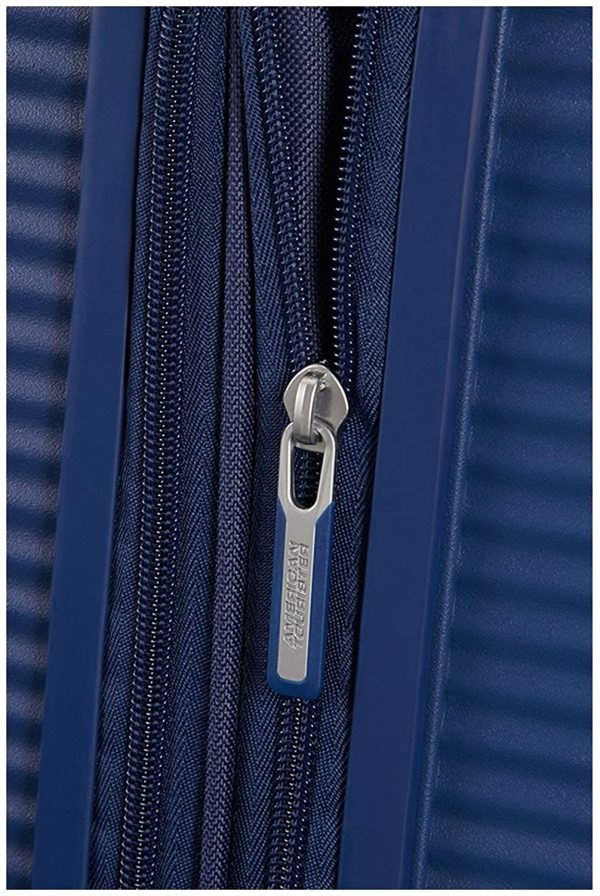 AMERICAN TOURISTER Soundbox - Spinner L Espandibile Bagaglio a Mano, Spinner L (77 cm - 110 L), Blu (Midnight Navy) - immagine 5