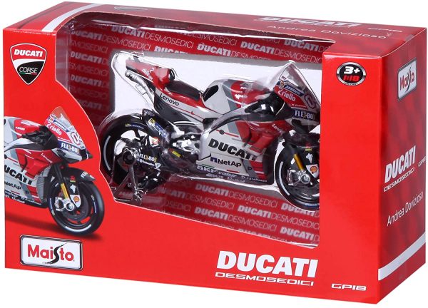 Maisto 1:18 Moto Ducati Dovizioso 2018, 390664.012 - immagine 5