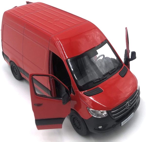 modellismo Furgone in scala mercedes benz (Truck Red) - immagine 3