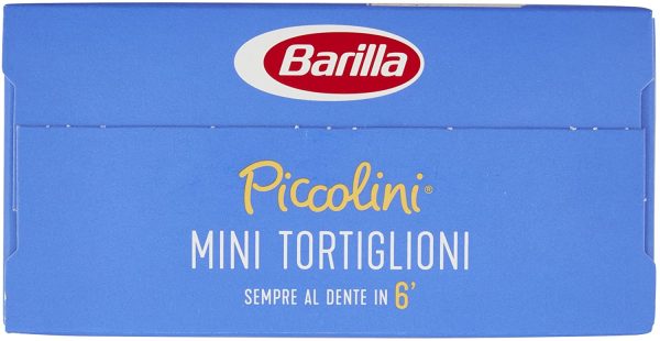 Barilla Pasta Mini Tortiglioni Piccolini, Pasta Corta di Semola di Grano Duro 100% Italiano, 500 gr - immagine 4