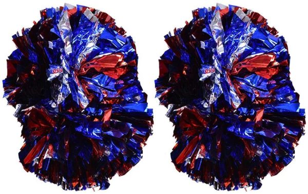 VIFER Pom Poms Cheerleader Aerobica Pom Poms Pompon per Scuola di Ballo Scuola di Sport Competizione 1 Paio - immagine 7