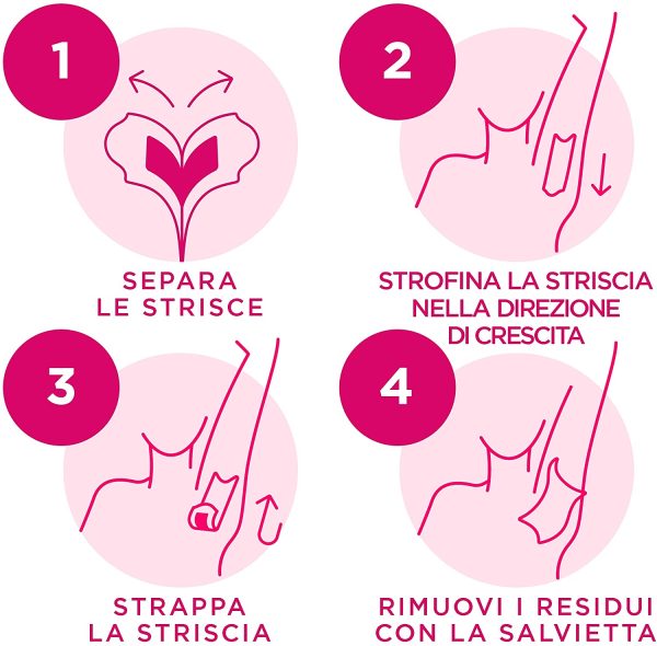 Veet Strisce Depilatorie Ascelle e Bikini per Pelli Sensibili, 16 Pezzi - immagine 2