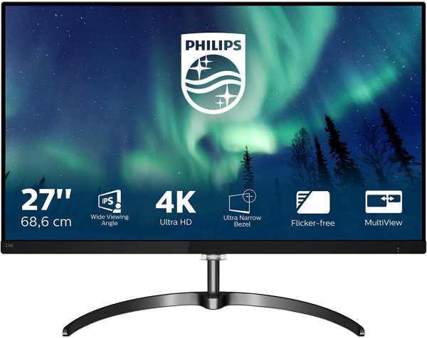 Philips 276E8VJSB Monitor 27" (68,6 cm), IPS 4K UHD (3840 x 2160), 2 HDMI, Display Port, Nero - immagine 8