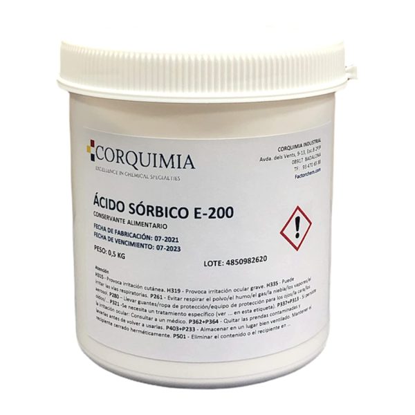 Acido sonico E-200 CONSERVANTE ALIMENTARIO (0,5 kg)