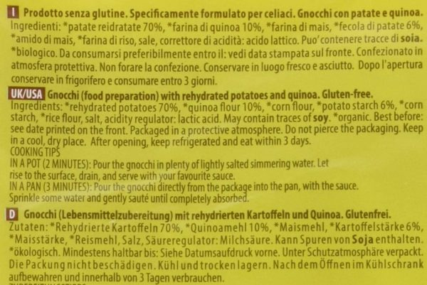 Probios Gnocchi con Quinoa - 250 gr, Senza glutine - immagine 4