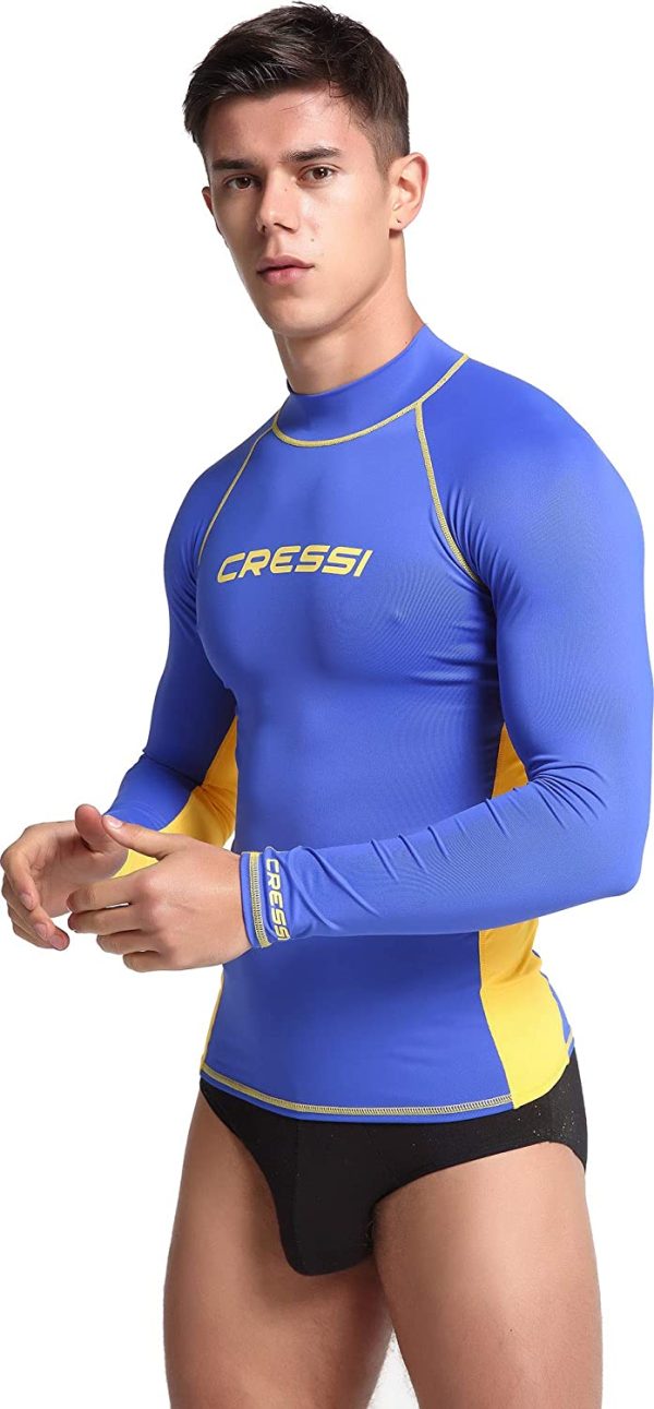 Cressi Rash Guard Man Long SL, Maglia Elastica Protettiva Maniche Lunghe Uomo - immagine 2