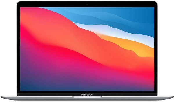 Apple PC Portatile MacBook Air 2020: Chip Apple M1, Display Retina 13", 8GB RAM, 256GB SSD, Tastiera retroilluminata, Videocamera FaceTime HD, Touch ID - Argento