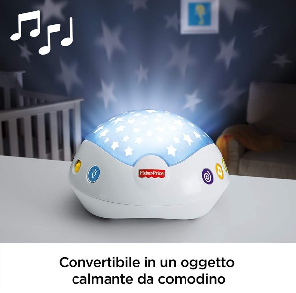 Fisher-Price Farfalla 3 in 1 Proiettore Mobile - Giocattolo per Culle e Lettini con Suoni e Luci - 3 Orsetti - Regalo per Bambini 0-5 Mesi - immagine 8