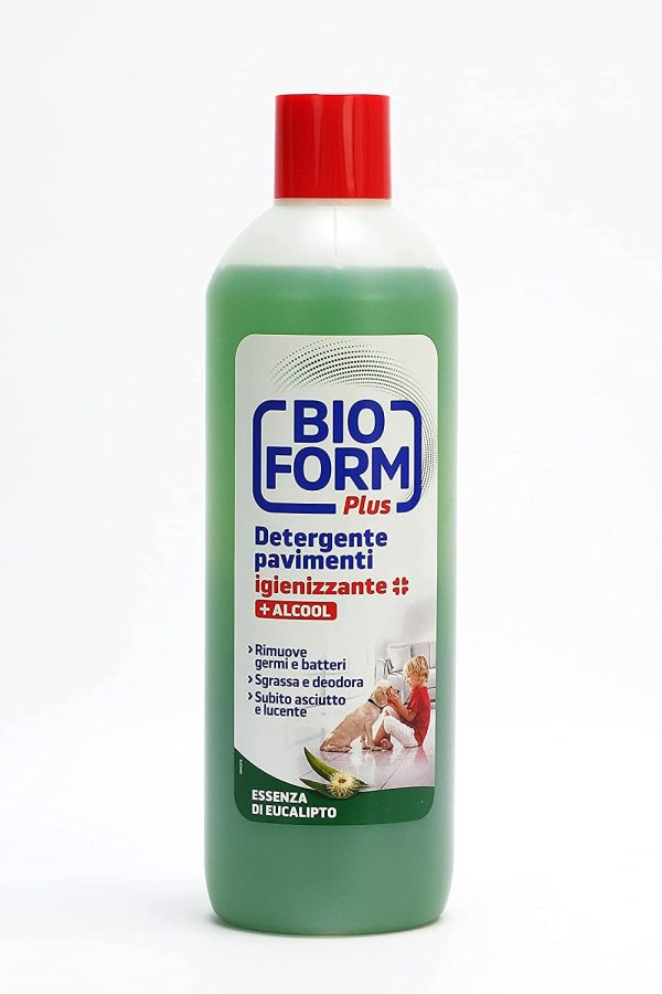 Bioform Plus Detergente Igienizzante Pavimenti Con Alcool Essenza Di Eucalipto - 1500 ml - immagine 2