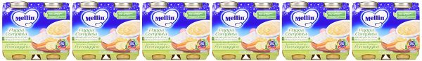 Mellin Pappa Completa Pastina Verdure e Formaggino, 6 Confezioni da 2x200 gr - immagine 2