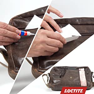 loctite scolla-tutto per tessuto tessuti jeans borsa pelle cuoio