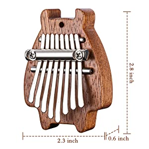 PIANOFORTE CON POLLICE KALIMBA - DIMENSIONE PALMARE PORTATILE