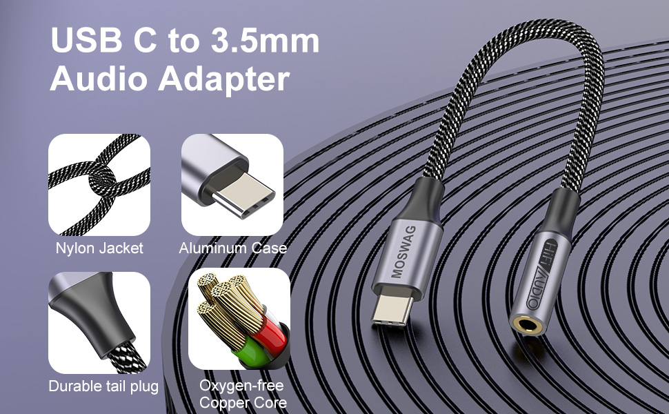 usb c to 3.5mm audio adapter