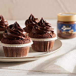 cupcake crema baci cacao nocciole gianduia