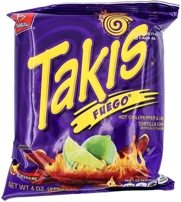 Barcel Chips Takis Fuego 4 Oz Bag by Leadoff - immagine 3