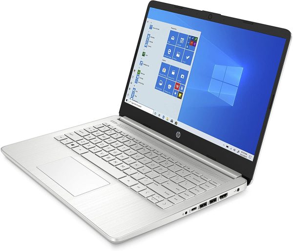 14s-fq0002sl Notebook, AMD Ryzen 5 4500U, RAM 8 GB, SSD 256 GB, Grafica AMD Radeon, Windows 10 Home, Schermo 14" Impronte Digitali, Webcam TrueVision 720p, USB, HDMI, HP Fast Charge, Argento