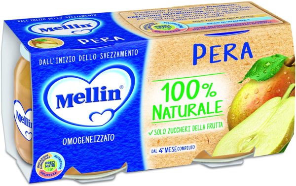 Mellin Omogeneizzato Pera - 24 vasetti da 100 gr - immagine 5