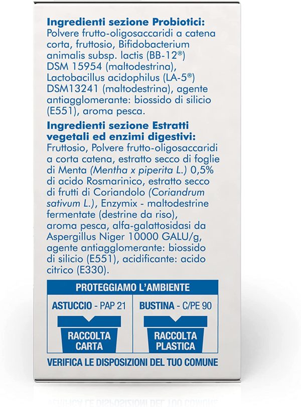 Enterogermina Gonfiore, Integratore Alimentare, Probiotici, Gonfiore Addominale, 20 Bustine