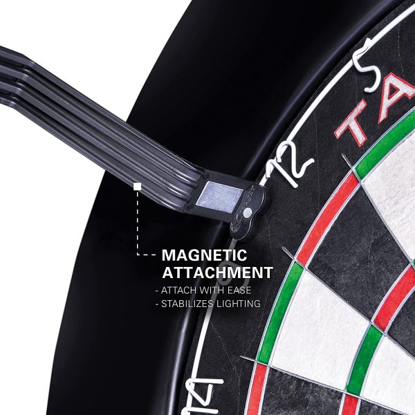 Target Darts Corona Vision - Sistema di illuminazione per freccette, colore: nero, bianco - immagine 6