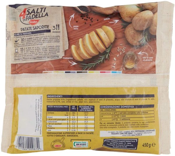 4 Salti in Padella Findus Patate Saporite, 450g (Surgelato) - immagine 4