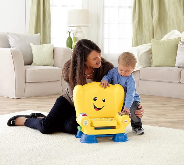 Fisher-Price La Poltroncina di Cagnolino, Seggiolina Educativa per Imparare Suoni, Musica e Frasi, Giocattolo per Bambini di 12 + Mesi, HBB71, Imballaggio Sostenibile - immagine 5