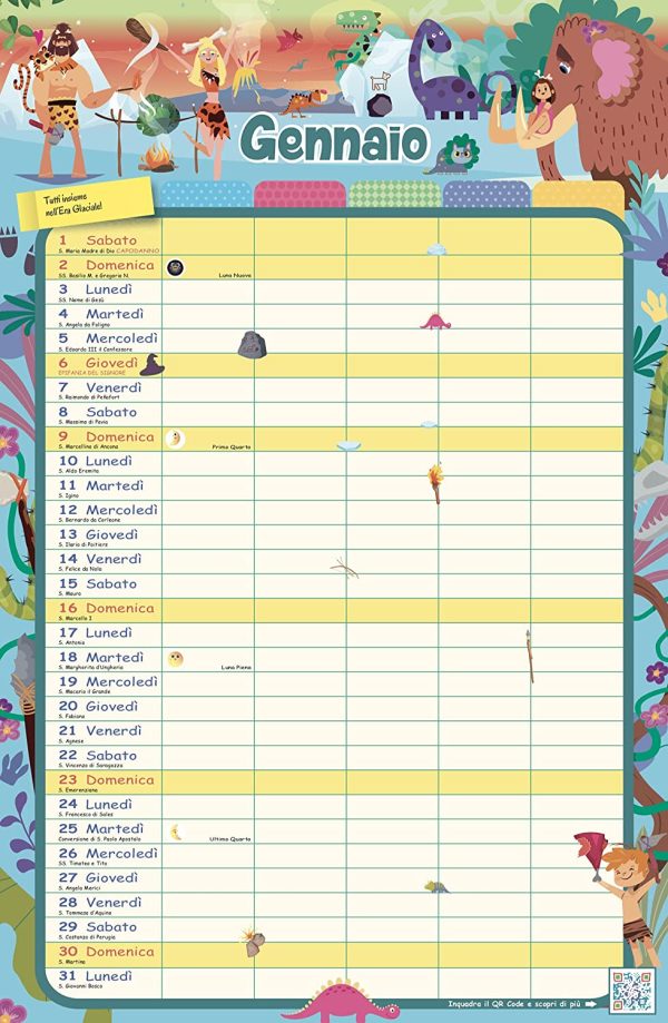 Euro Publishing Calendario Agenda Famiglia 2022 Cm 29 X 44 - immagine 2