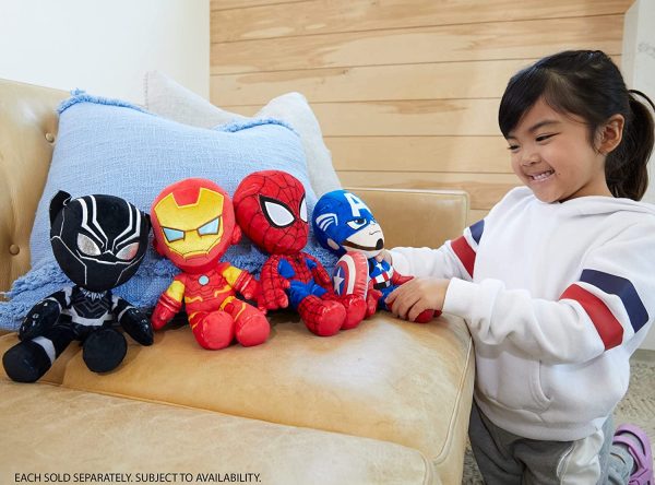 Marvel- Peluche Black Panther, Giocattolo per Bambini 3+Anni, GYT44 - immagine 4