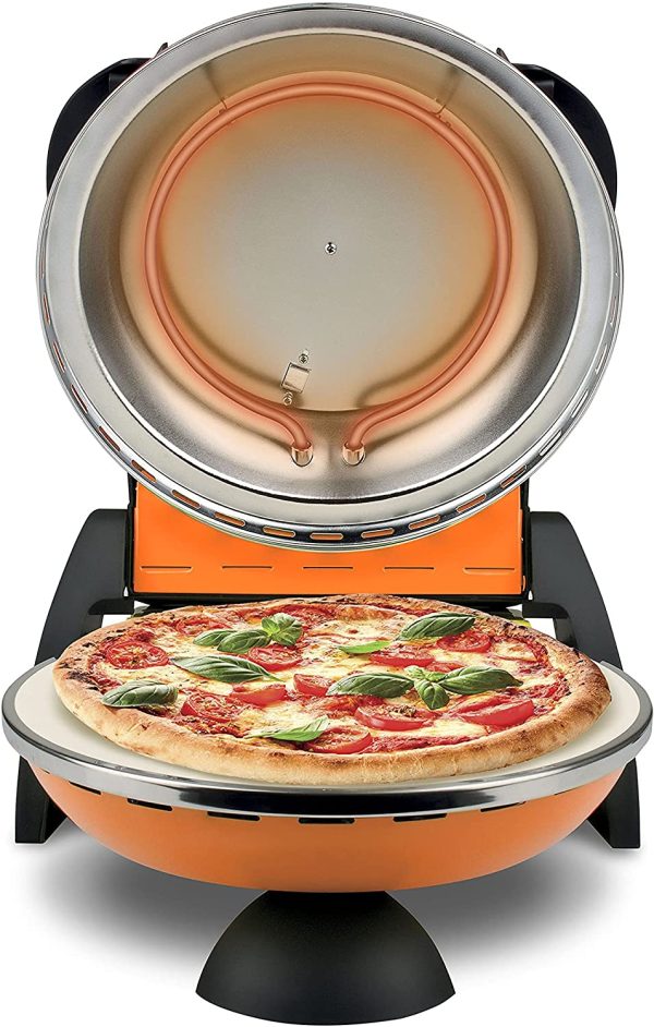 G10006 Pizza Express Delizia, Forno Pizza, 1200W, 400??C, arancio - immagine 5