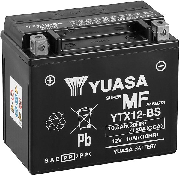 Yuasa YTX12-BS(WC) Batteria senza manutenzione