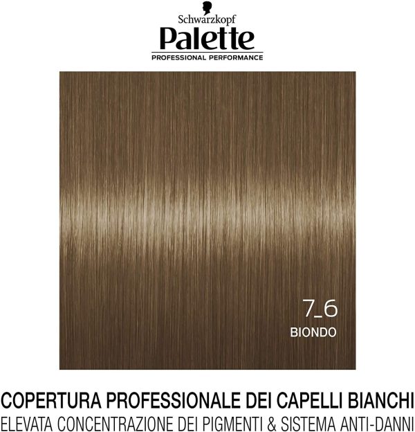 Schwarzkopf Palette Colorazione Permanente per Capelli, 7-6 Biondo - immagine 3