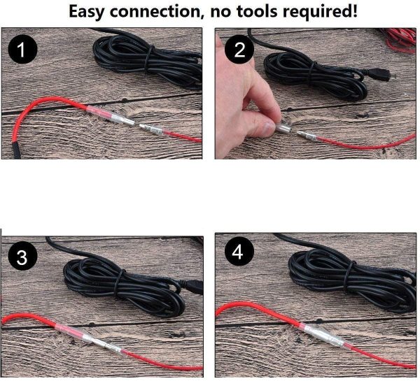 ACS 12V-24V Portafusibili a Lama con 16AWG Filo, Piccolo Dimensioni ADD-a-Circuit Fusibili Tap, con 6pcs Fusibili a Lama (3A/5A/7.5A/10A/15A/20A) e Estrattore di Fusibili (Confezione da 4)