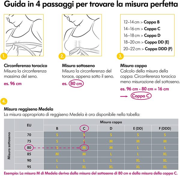 Medela Reggiseno da Notte Reggiseno Allattamento Senza Cuciture con Tessuto Elasticizzato, per Supporto Confortevole Durante e Dopo la Gravidanza - immagine 4