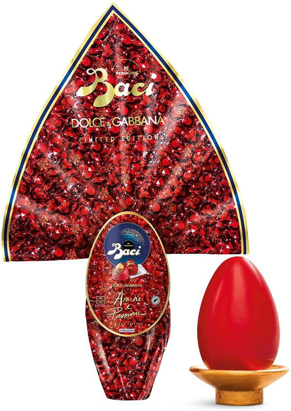 BACI PERUGINA 2 Uova di Pasqua Limited Edition: Granella di Lampone e Cioccolato Fondente con Granella di Nocciola - immagine 4