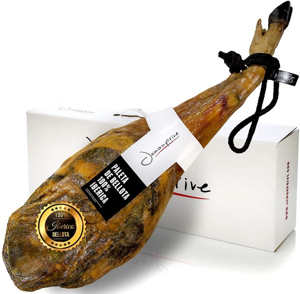 Prosciutto Spagnolo Pata Negra Ib??rico 100% Puro di Ghianda (Spalla) 4 ?C 4.5 Kg - Jamon Iberico (Paleta 100% Iberica Pura de Bellota) - immagine 5