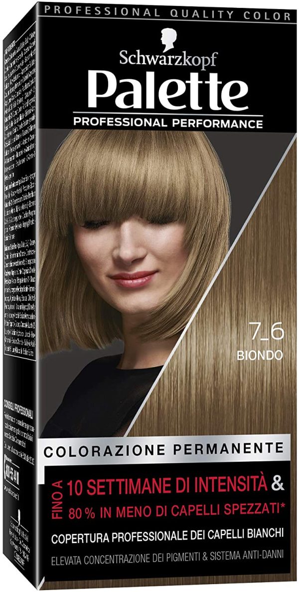 Schwarzkopf Palette Colorazione Permanente per Capelli, 7-6 Biondo - immagine 5