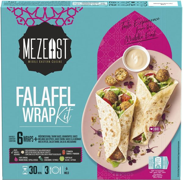 MEZEAST MIDDLE EASTERN CUISINE FALAFEL WRAP KIT kit per falafel 420g - immagine 8